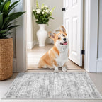 2x3 Rug Non Slip, Small Washable Entryway Rug, Runner by Restydon