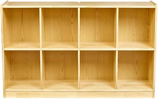 Amazon Basics Block Storage Cabinet, Backpack Organizer Shelf, 8 Compartment - Image 3