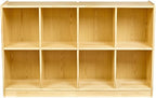 Amazon Basics Block Storage Cabinet, Backpack Organizer Shelf, 8 Compartment - Image 3