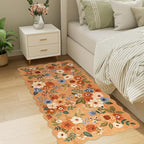 DUKINO 2x4 Rug for Entryway, Floral Washable Kitchen Rugs Non Slip, Low Pile - Image 7