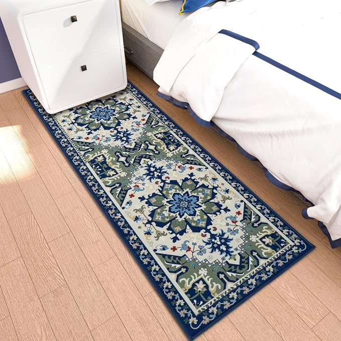 AREDO Runner Rug with Non Slip Rubber Backing, Washable Soft Floor Carpet - Image 7