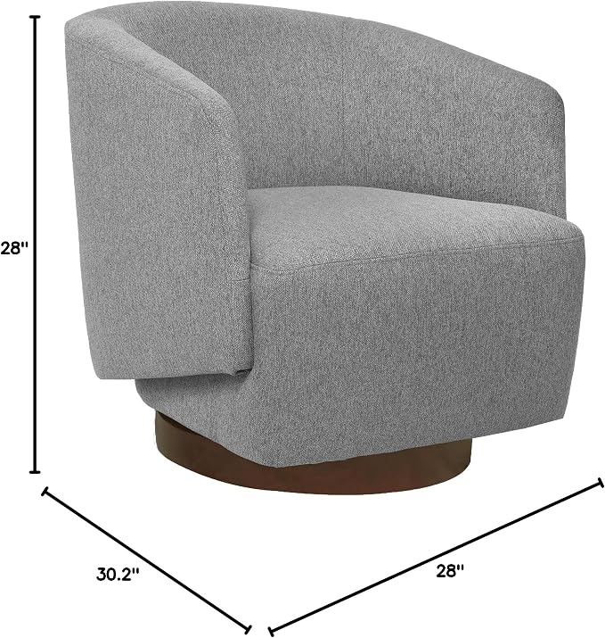MINCETA Accent Chair, Modern Swivel Chairs - Image 2