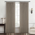 Memory Shape Pinch Pleated 86 Inch Curtains 2 Panels Set by PleatedDrapes
