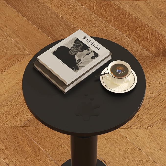 LAATOOREE Small Round Side Tables Set of 2, Drink Tables, Accent Coffee Tables - Image 7