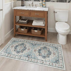 Madane Washable Area Rug 2x4, Small Entryway Rugs Non-Slip, Low-Pile Floor - Image 4