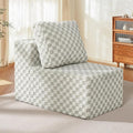 Single Sofa 1 Seat Couch with Deep Seat Memory Foam Cloud Chair with Pillows by YourHomeDeservesMore