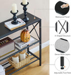 Hoctieon Industrial Console Table, 3 Tier Entryway Table, Hallway Table - Image 8