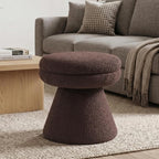 Furniture of America Rami Modern 18-inch Mushroom-Shape Upholstered Ottoman by FurnitureofAmerica