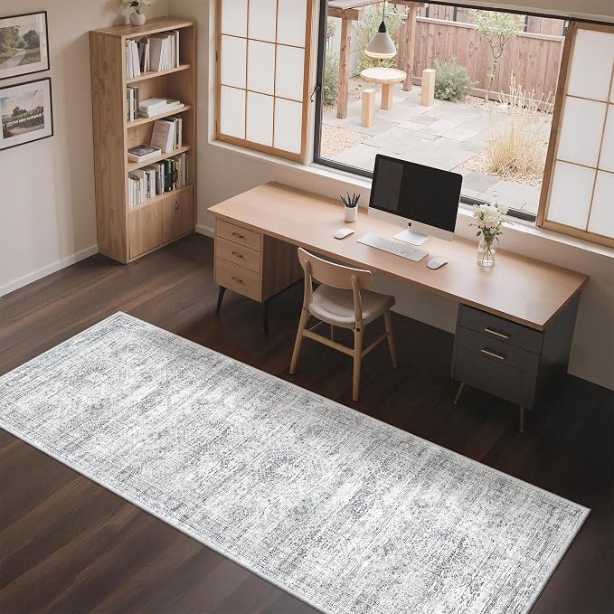 3x8 Runner Rug Non Slip, Washable Hallway Runner Rug, Nursery Room, Soft Runner - Image 5