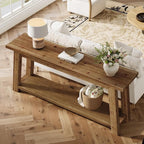 LITTLE TREE 70.9" Solid Wood Console Table - Image 6