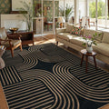 Lahome Modern Geometric Easy Jute Rug, 6x9 Area Rugs by Lahome