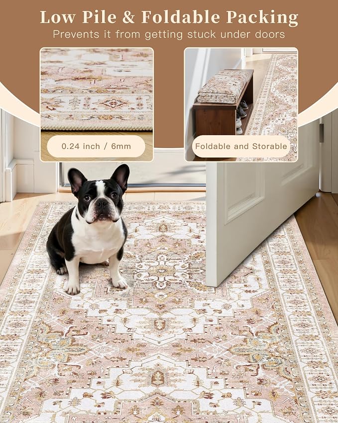Madane Washable Runner Rug 2x6 Runners - Image 6