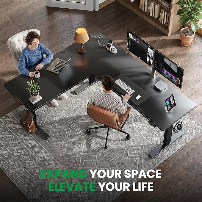 SIAGO L-Shaped Standing Desk - Image 2