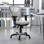 Flash Furniture Nicholas Mid-Back Swivel Office and Gaming Chair, Ergonomic - Image 2
