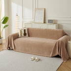 Couch Cover for Dogs, Boho Sofa Covers for 2 Cushion Couch, Chenille Sofa by KaviKon