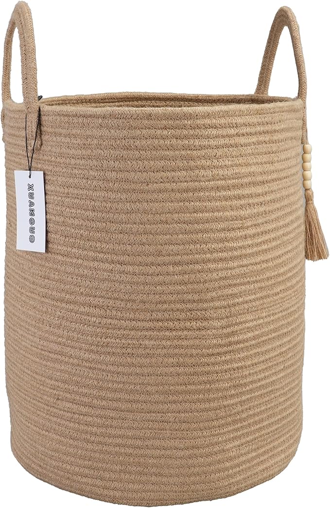 XUANGUO Rope Laundry Basket Laundry Hamper by XUANGUO