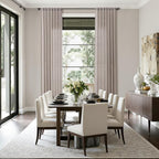 Brownish Grey Linen Curtains for Living Room Extra Long 144 Inches Long Back - Image 6