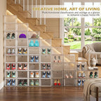 7 code Shoe Organizer, Collapsible Closet Storage Rack - Image 4