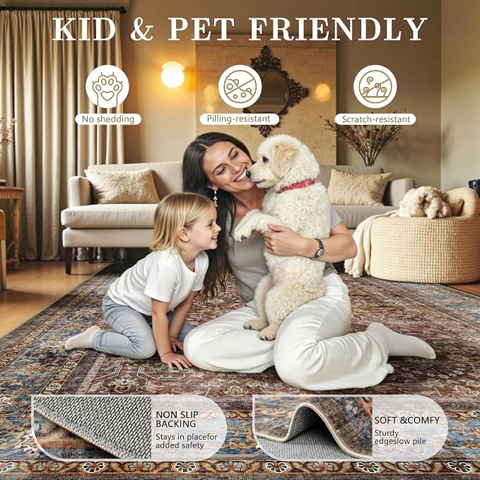 8x10 Area Rugs for Living Room - Image 5