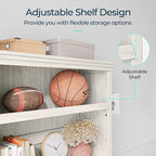 LINSY HOME 5-Shelf Bookcase, Bookshelves Floor Standing Storage Shelves 68 in - Image 5