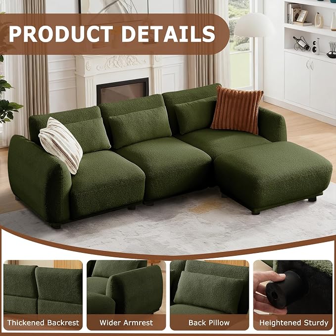 L Shaped Modular Sectional Couch - Image 4