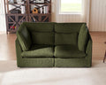 77" Oversized Corduroy Couch Modular Sectional Sofa, Washable Cloud Couch by CHICHOUSE