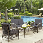 12Pcs Outdoor Cushion Covers, Elastic Patio Cushion Covers | Washable, - Image 6