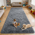 OLANLY 4x10 Area Rugs for Living Room Bedroom, Machine Washable Soft Fluffy by OLANLY