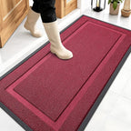OLANLY Front Door Mat Outside 47x23, All-Season Heavy-Duty Rubber Doormat | by OLANLY