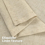 YoungsTex Extra Long Linen Curtains 95 Inch Length - Image 9