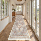 Runner Rug 2x10, Vintage Washable Rugs - Image 3