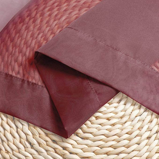 Sheer Curtains 54 inches Long 2 Panels Set, Rod Pocket Curtain Sheers - Image 7