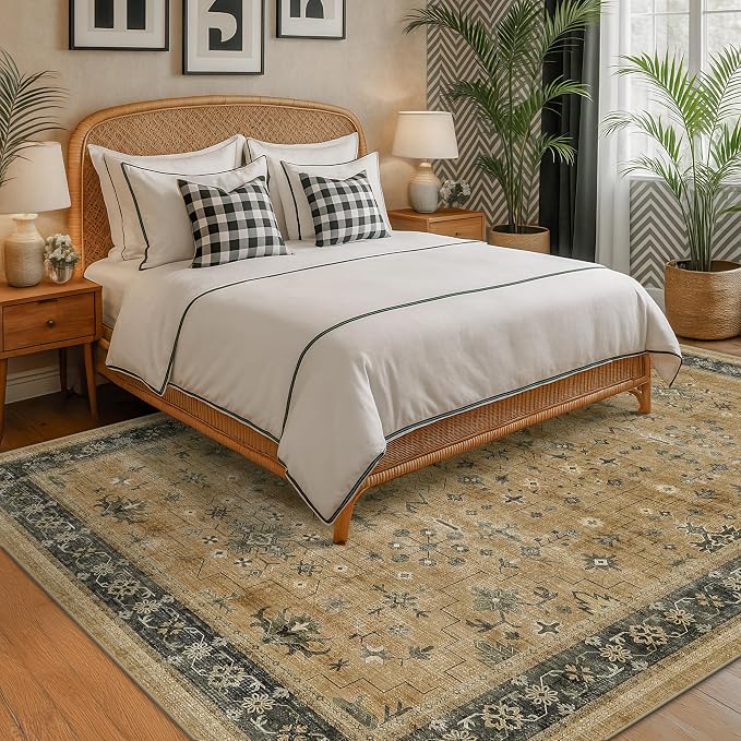 Warm Taupe Sage 9x12 Living Room Rug - Image 6