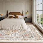 7x9 Area Rugs for Living Room, Large Washable Rug, Dining Room, Low Pile - Image 9