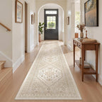 2x12 Runner Rug Non Slip, Washable Hallway Runner Rug, Laundry Room, Soft by Zesthome