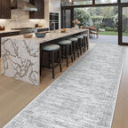 Soalmost Washable Hallway Runner Rug 3x18 Kitchen Entry Rugs Non-Slip, Foldable by Soalmost