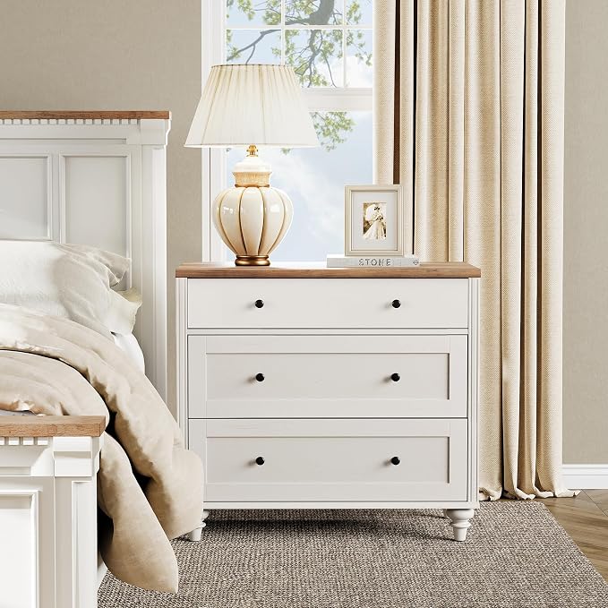 WAMPAT Farmhouse Nightstand - Image 2