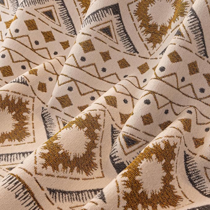 VClife Boho Couch Cover, Aztec Geometric Pattern Jacquard Chenille Couch Cover - Image 7