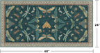 Emerald Green Entry Rugs for Inside House - Image 2