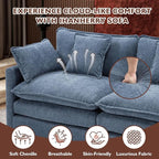 Ihanherry 146" U-Shaped Modern Sofa Modular Sectional Cloud Couch - Image 5
