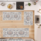 4 Pieces Kitchen Rug Set: Washable Water Resisitant Carpet - Image 6