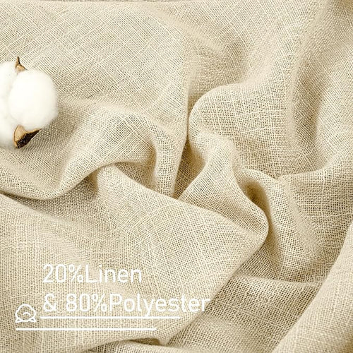 102 inches Long Sheer Linen Curtains - Image 2