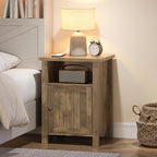 ChooChoo Farmhouse Nightstands Set of 2, Rustic Vintage End Side Table - Image 4