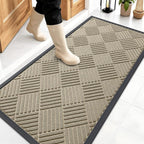 OLANLY Front Door Mat Outside Entrance 47x23, Waterproof Heavy-Duty Doormat | by OLANLY