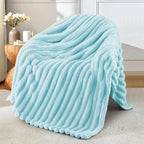 Exclusivo Mezcla Striped Fleece Throw Blanket by ExclusivoMezcla