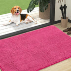OLANLY Dog Door Mat for Muddy Paws 47x32, Super Absorbent Chenille Mud Mat | by OLANLY