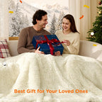 Bedsure Faux Fur Heated Blanket Throw Blanket, Fast Heating Fluffy Electric - Image 7
