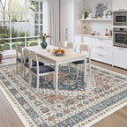 9x12 Area Rugs for Living Room, Large Washable Rug, Dining Room, Low Pile - Image 8