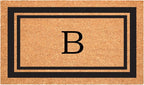 Calloway Mills 152962436B Black Border 24" x 36" Monogram Doormat by Callowaymills