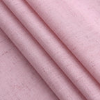Rose Linen Curtains 108 Inches Long 2 Panels Set - Image 5